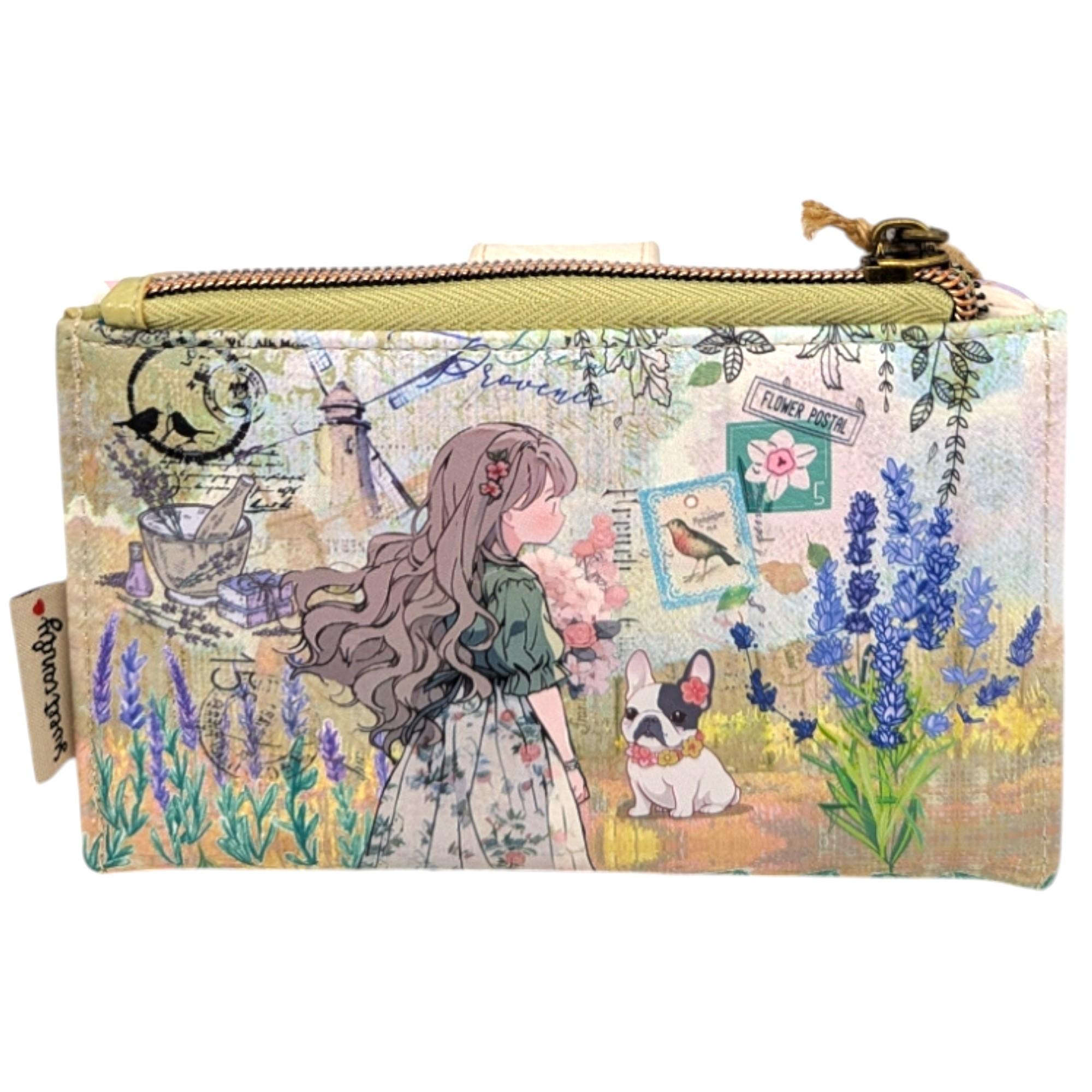 zold penztarca levendula sweet candy vintage life