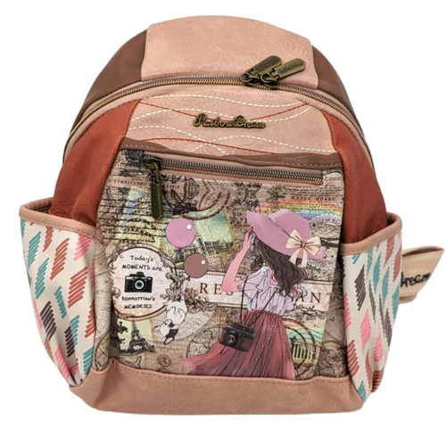 Raibow Dream by Sweet Candy kis hátizsák 28 cm - Fényképész, szürke