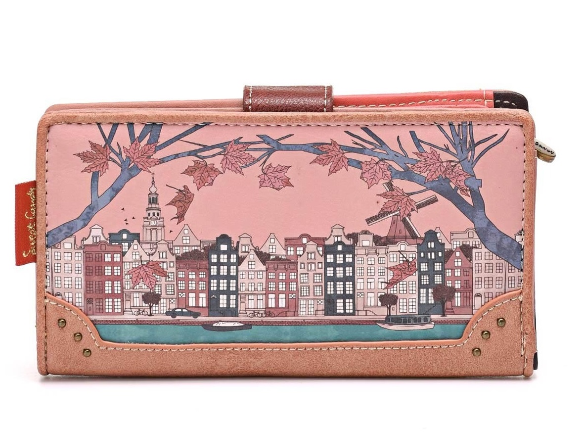 Sweet Candy Amszterdam pénztárca 18.6 cm - Rózsaszín