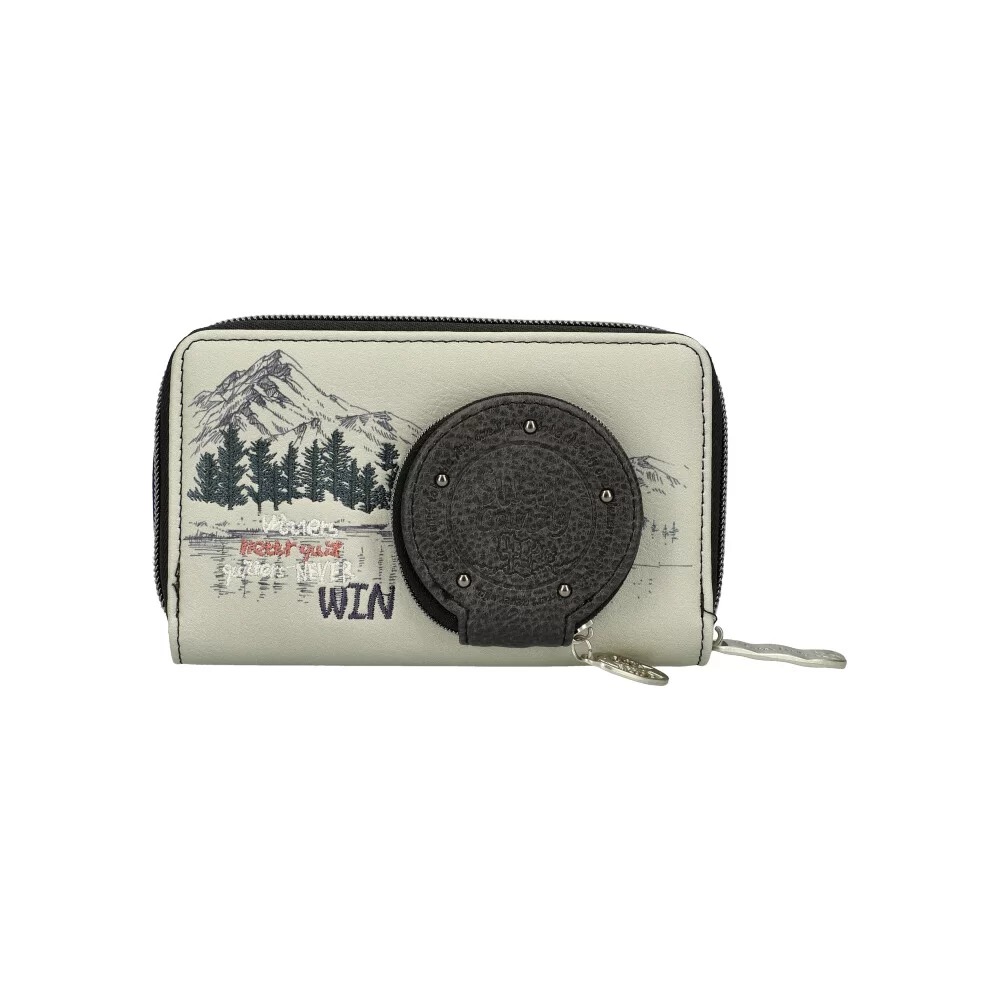 Sweet Candy pénztárca dobozban 16 cm - Fekete-szürke