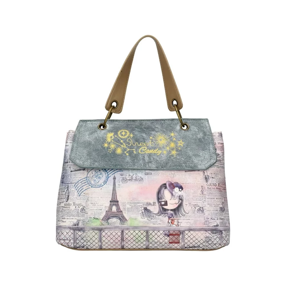 Sweet Candy kézitáska, oldaltáska 32 cm - Párizs