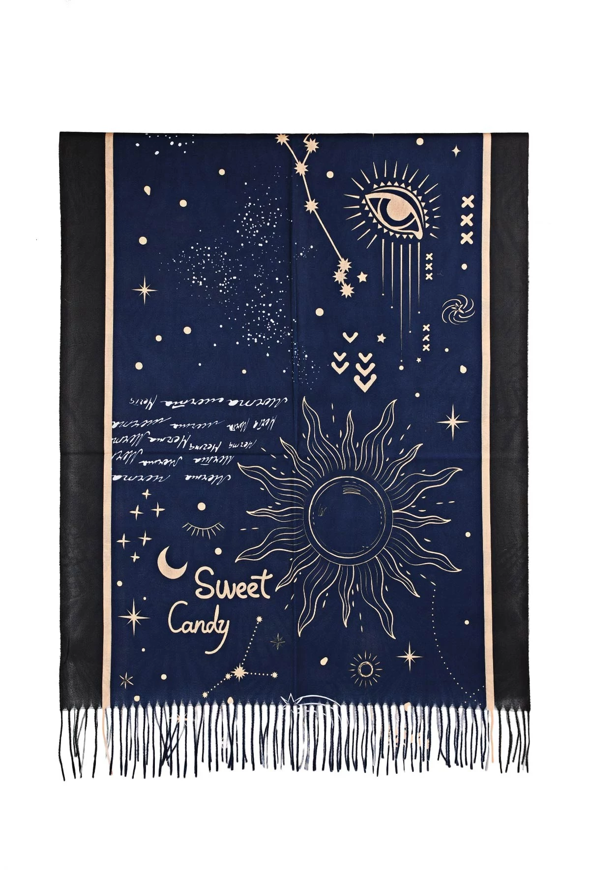 Sweet Candy óriás sál - Sötétkék égbolt