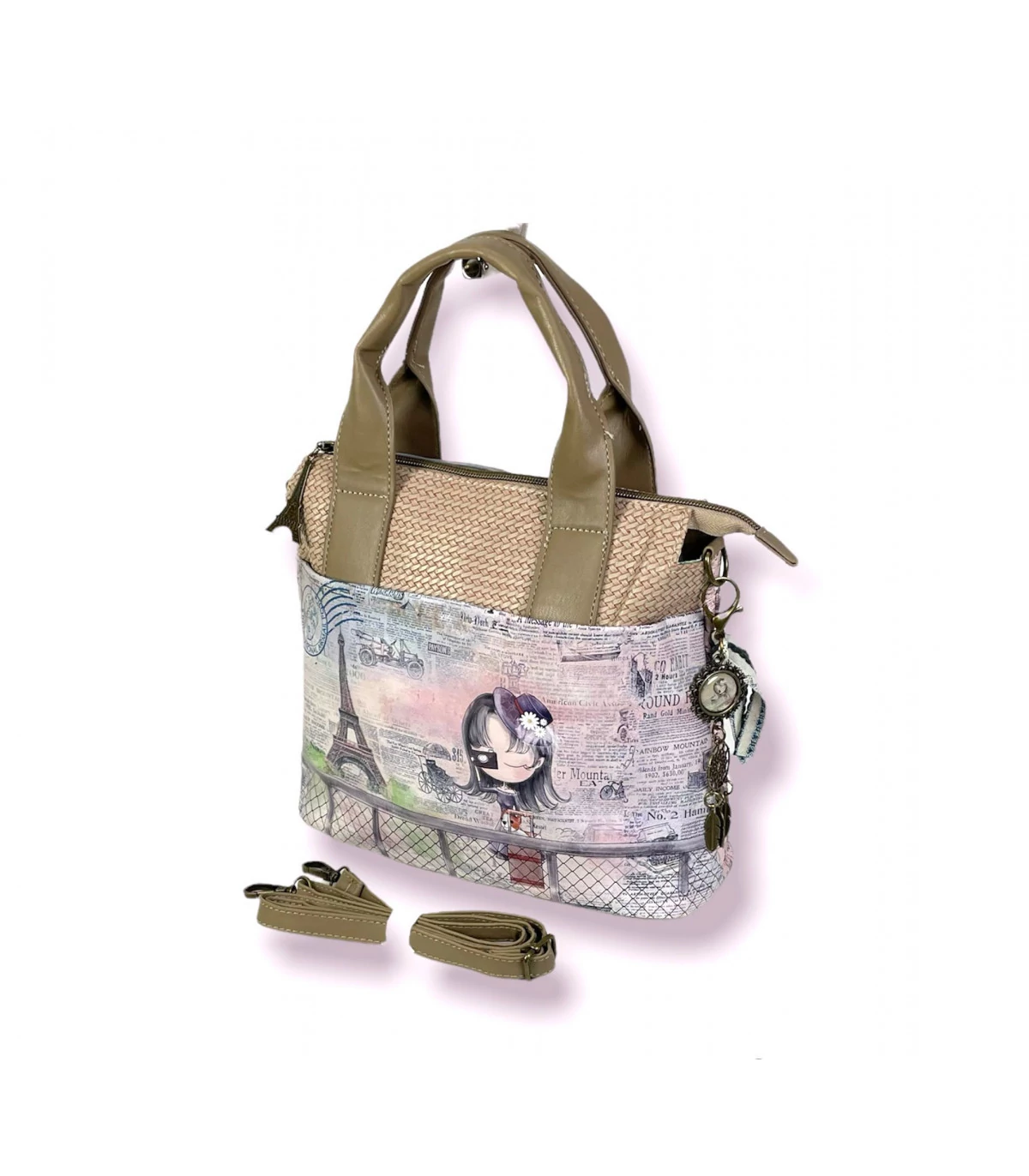 Sweet Candy kézitáska, válltáska 30 cm - Párizs