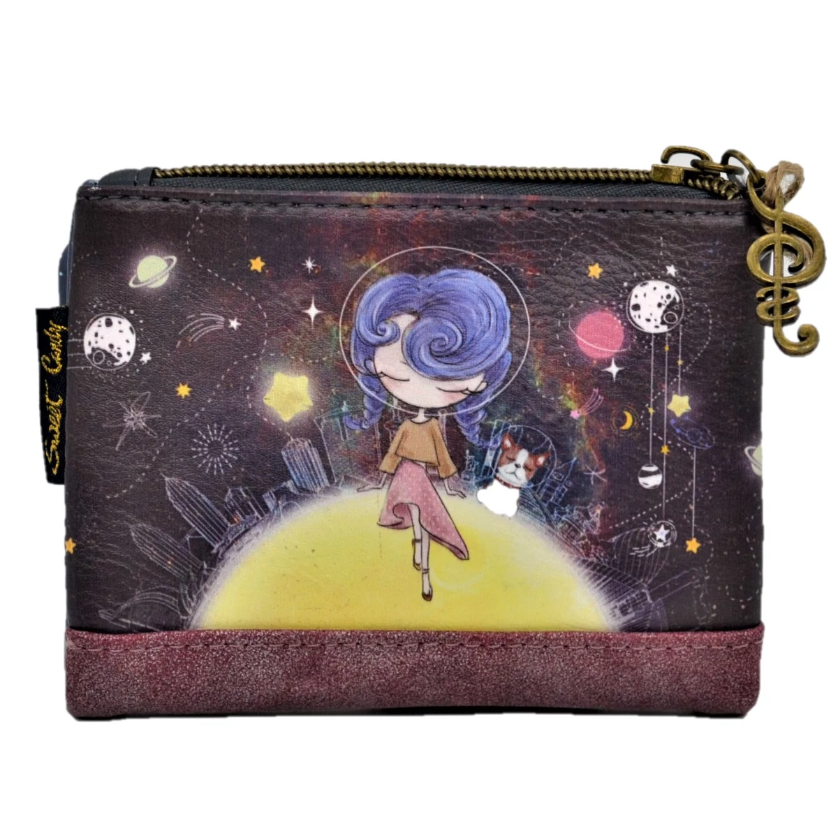 Sweet Candy kis pénztárca 12 cm - Csillagok