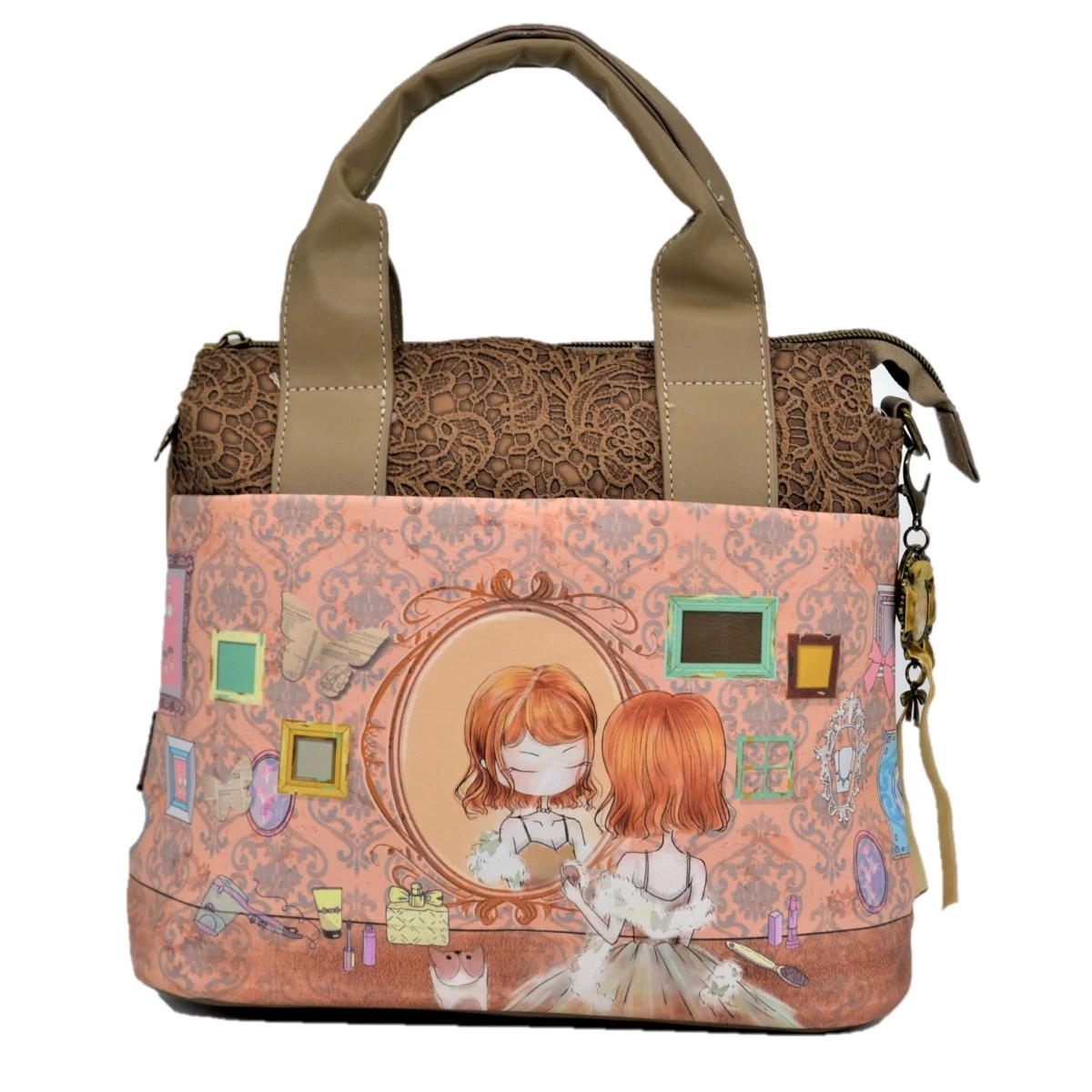 Sweet Candy kézitáska, válltáska 30 cm - Narancssárga