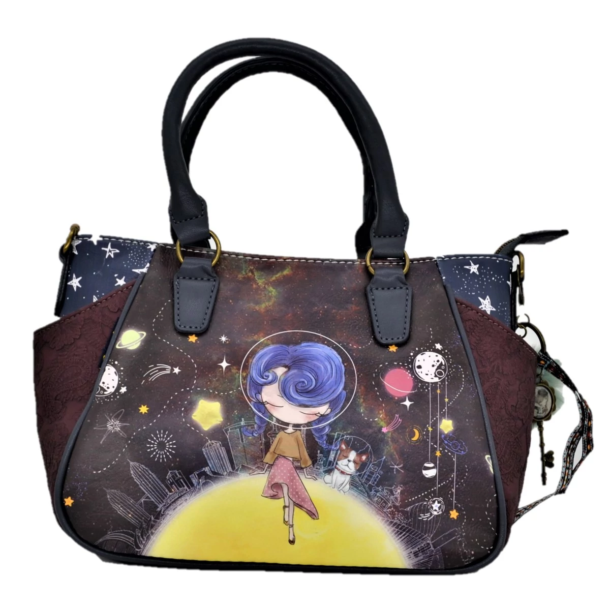 Sweet Candy kézitáska, válltáska 26 cm - Csillagok