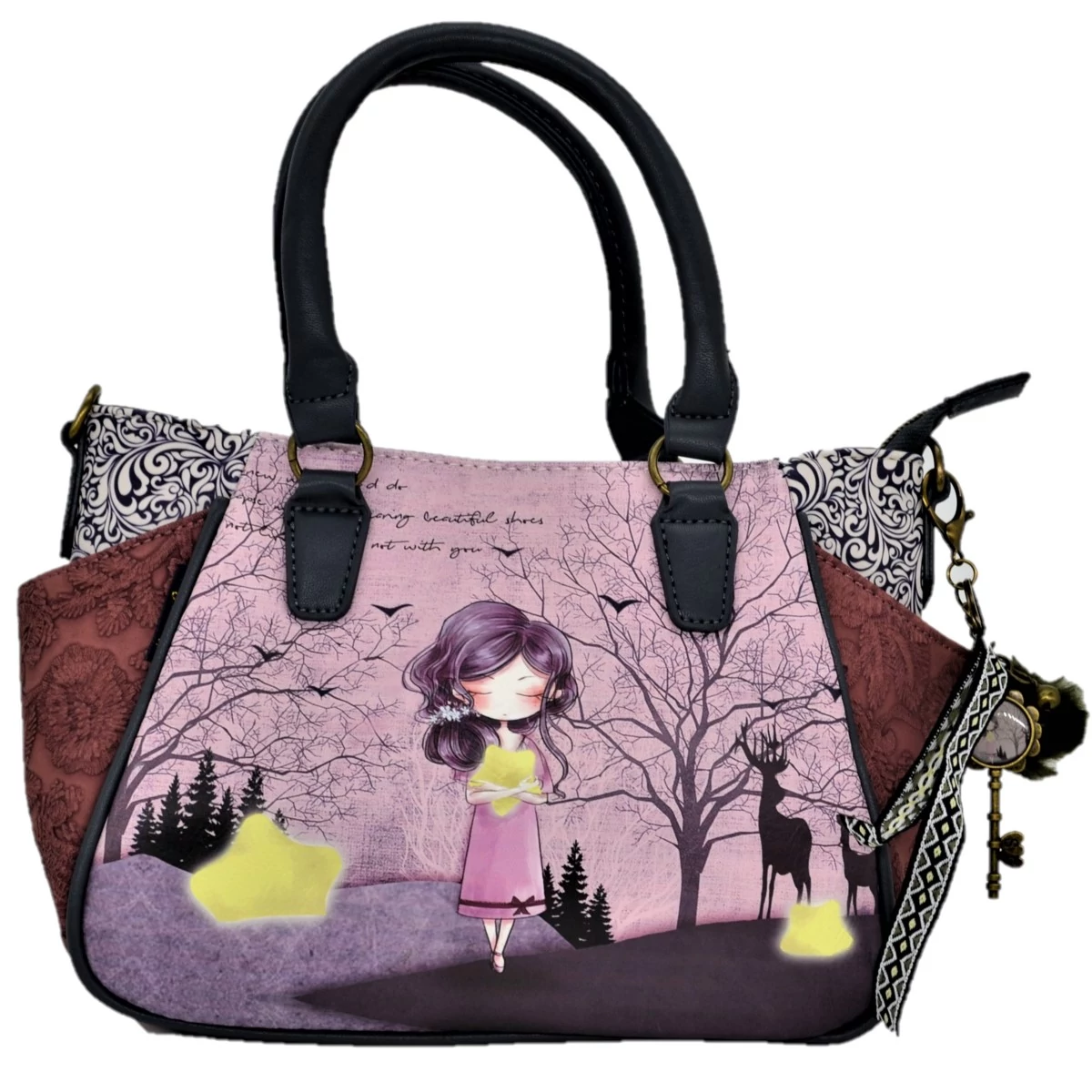 Sweet Candy kézitáska, válltáska 30 cm - Erdő lelke