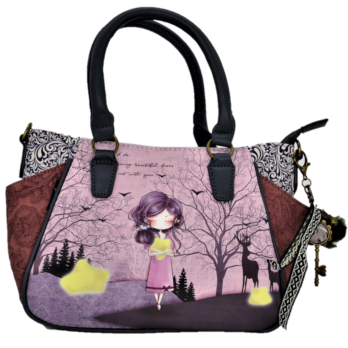 Sweet Candy kézitáska, válltáska 30 cm - Erdő lelke