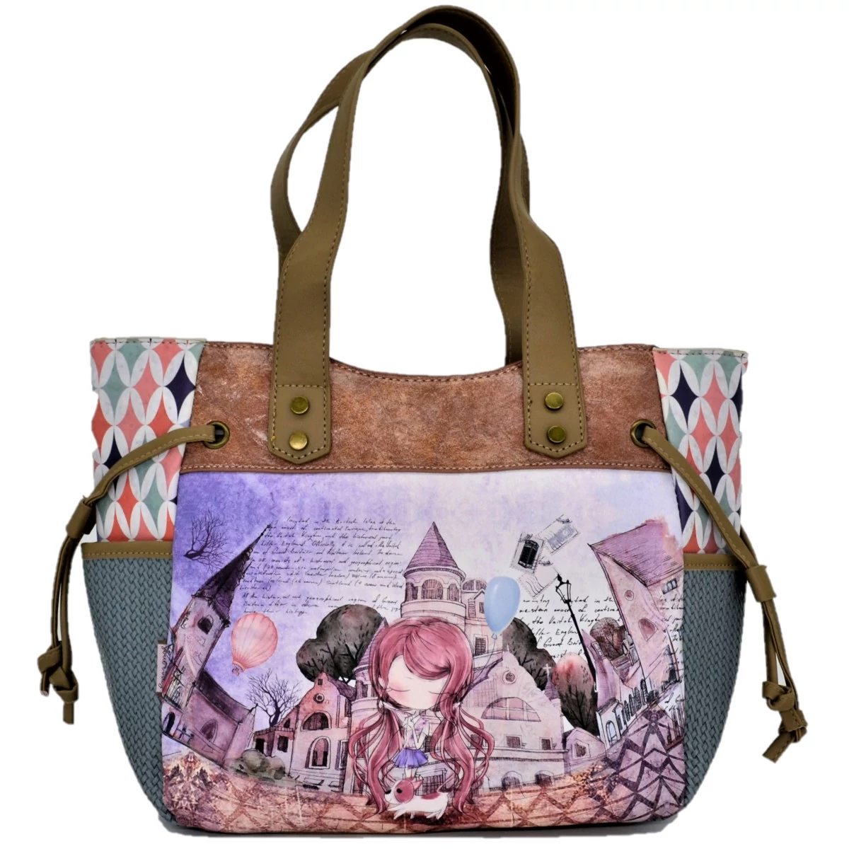 Sweet Candy kézitáska, shopper táska 41 cm - Anglia