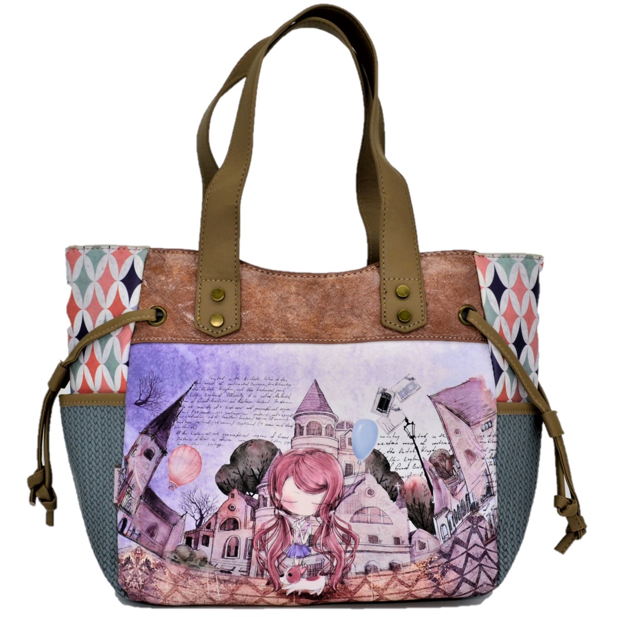 Sweet Candy kézitáska, shopper táska 41 cm - Anglia
