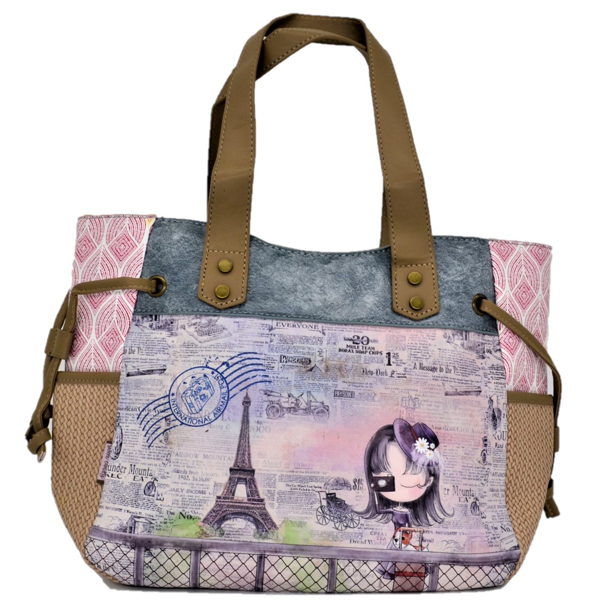Sweet Candy kézitáska, shopper táska 41 cm - Párizs