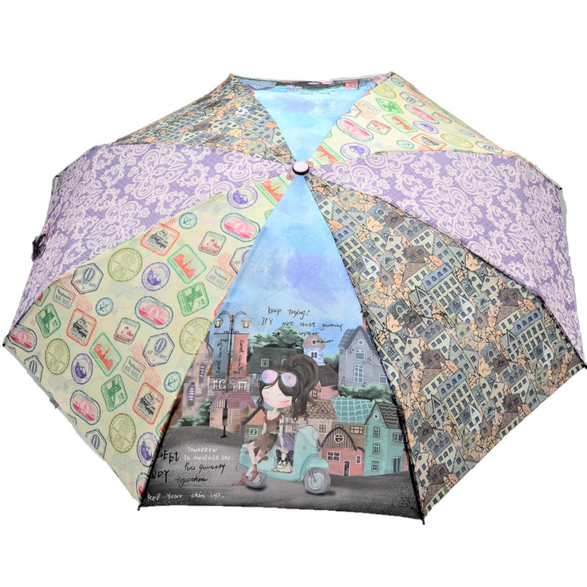 Sweet Candy esernyő tokban 98 cm - Vespa
