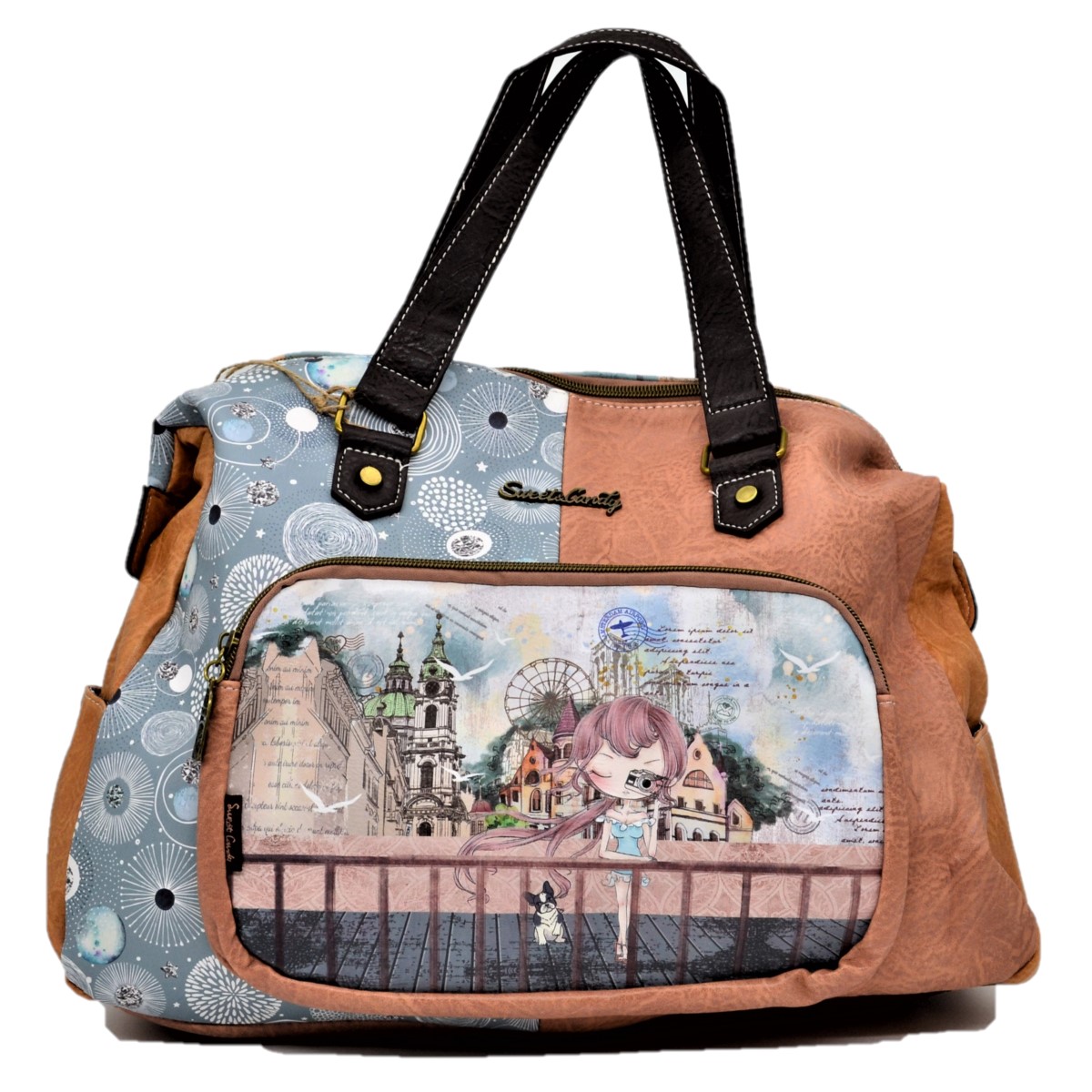 Sweet Candy shopper táska, utazótáska 45 cm - Turista