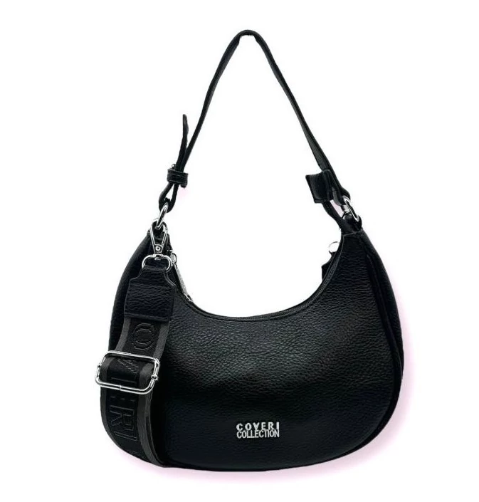 Coveri Collection bagett táska 25 cm - Fekete