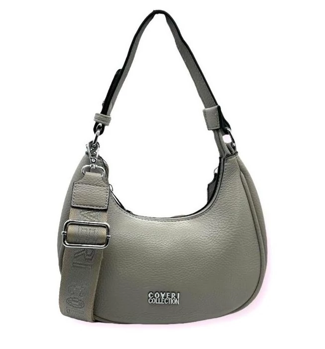 Coveri Collection bagett táska, kézitáska 25 cm - Szürke