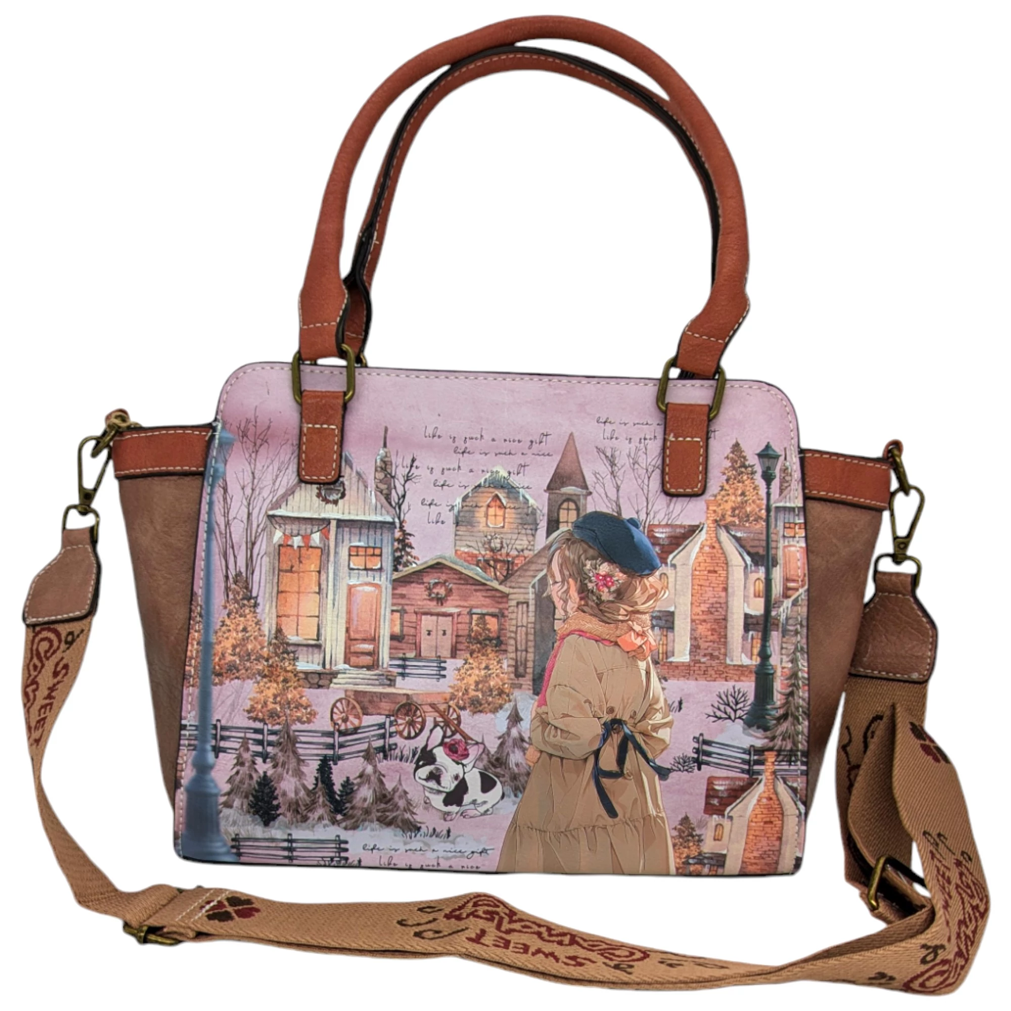 Sweet Candy Handtasche Urbane Stimmung 37 cm - Pink