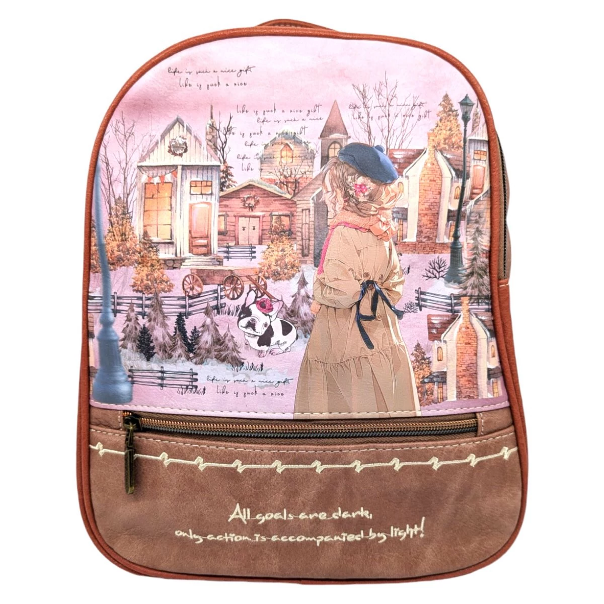 Sweet Candy Városi Hangulatok hátizsák 31 cm - Rózsaszín