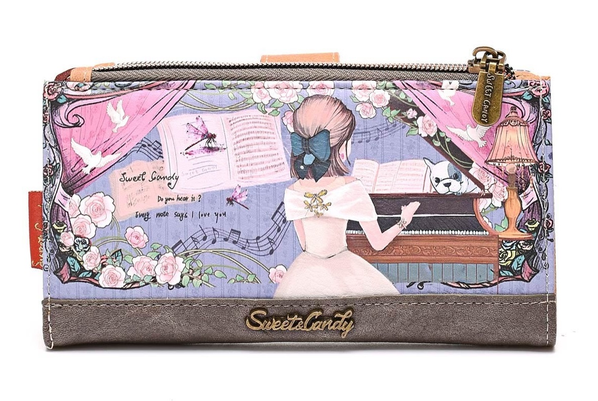 Sweet Candy pénztárca dobozban 18 cm - Zongora