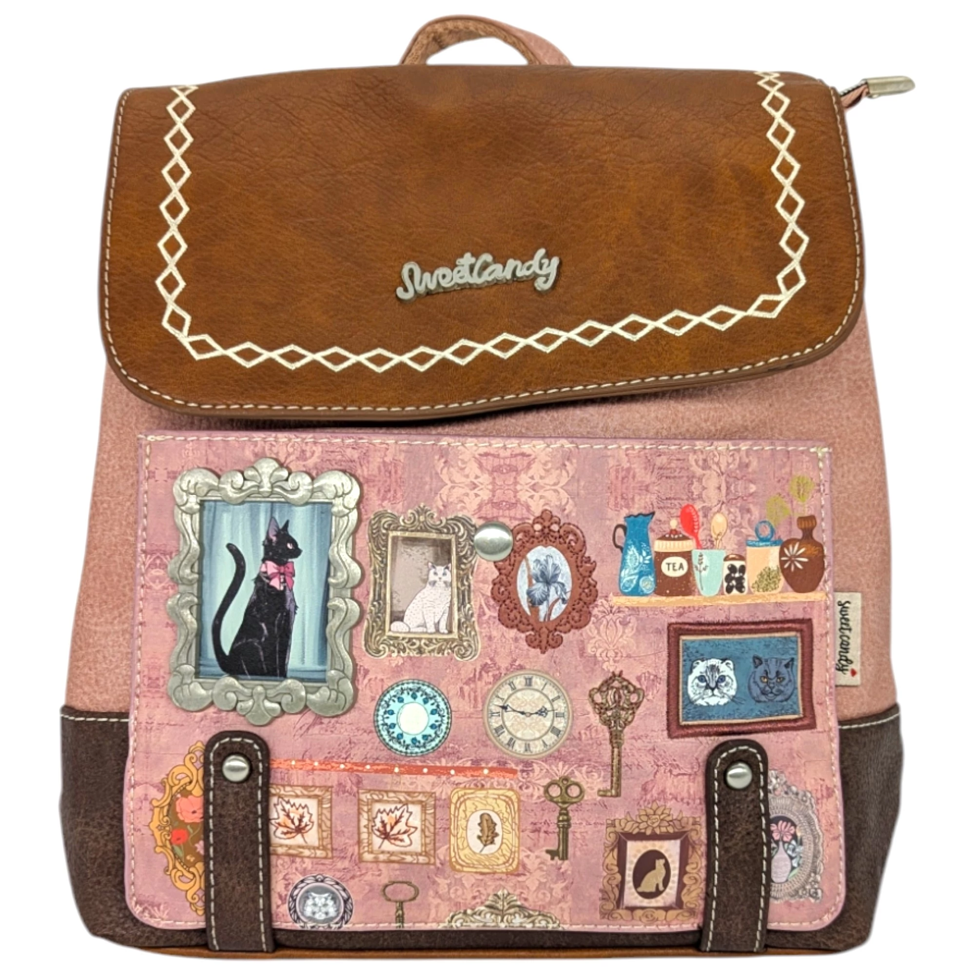Sweet Candy Cat Rucksack 30 cm - Rosa