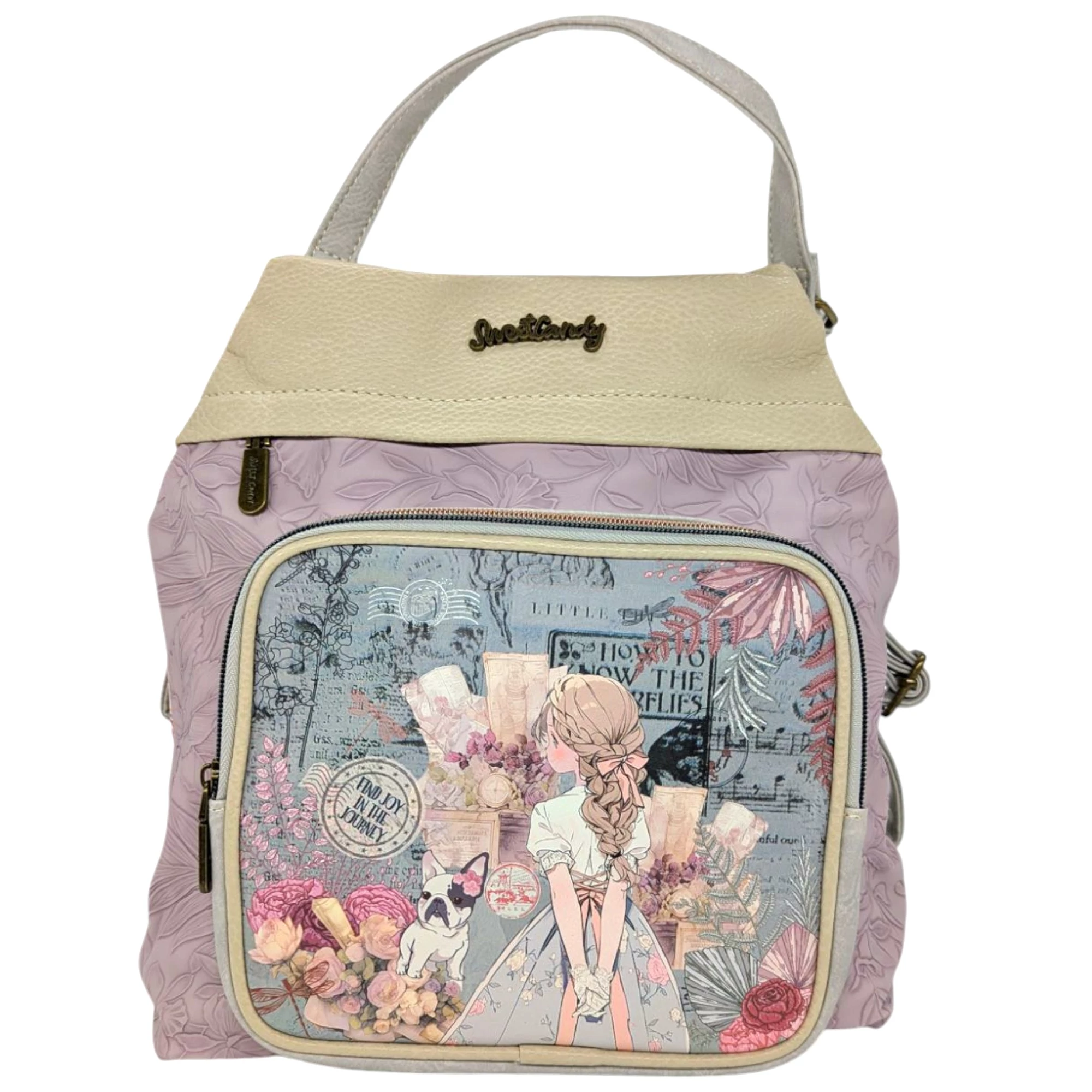 Sweet Candy Vintage Life Rucksack 31 cm - Rosen, blau
