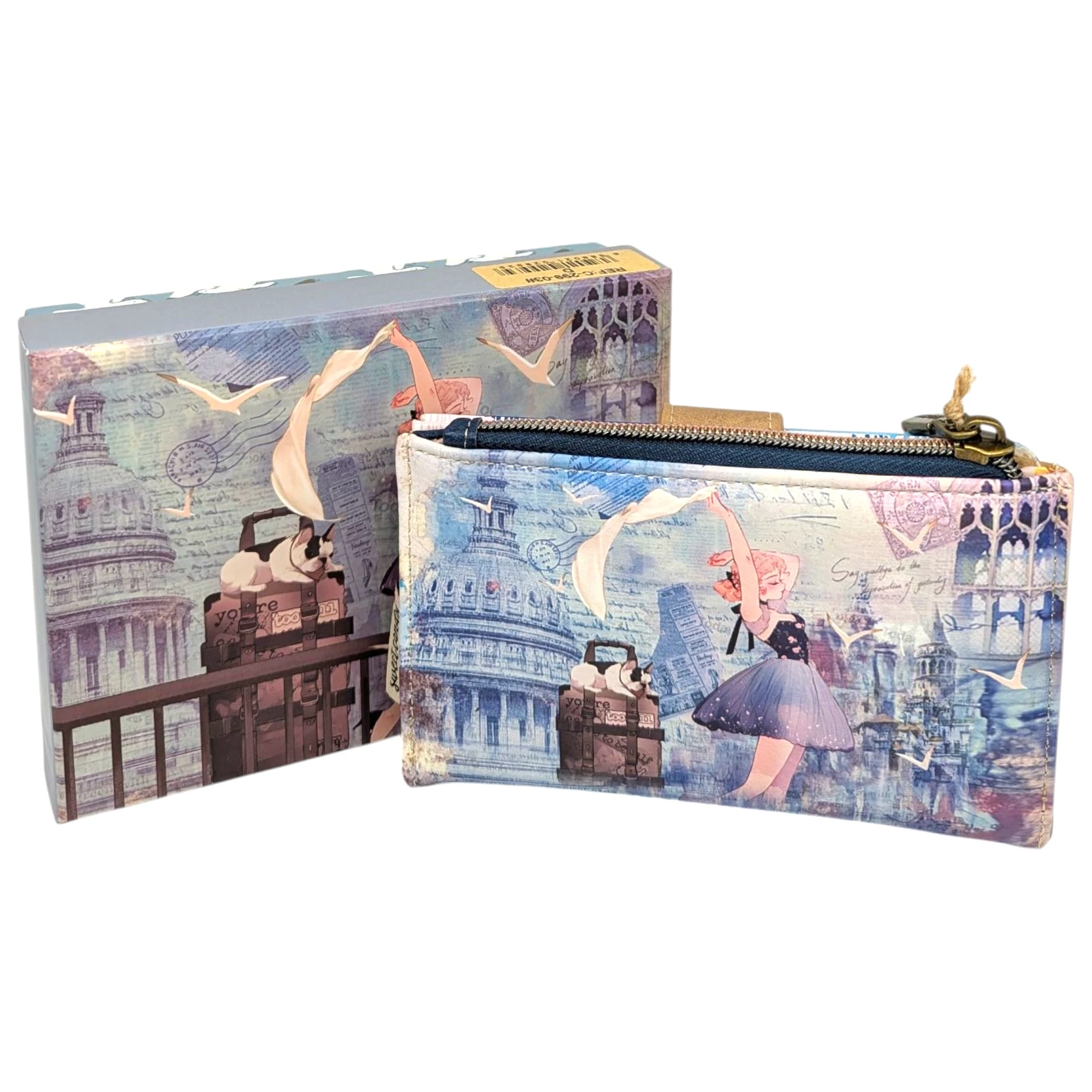 Sweet Candy Arts kék pénztárca dobozban 15,5 cm - Tánc