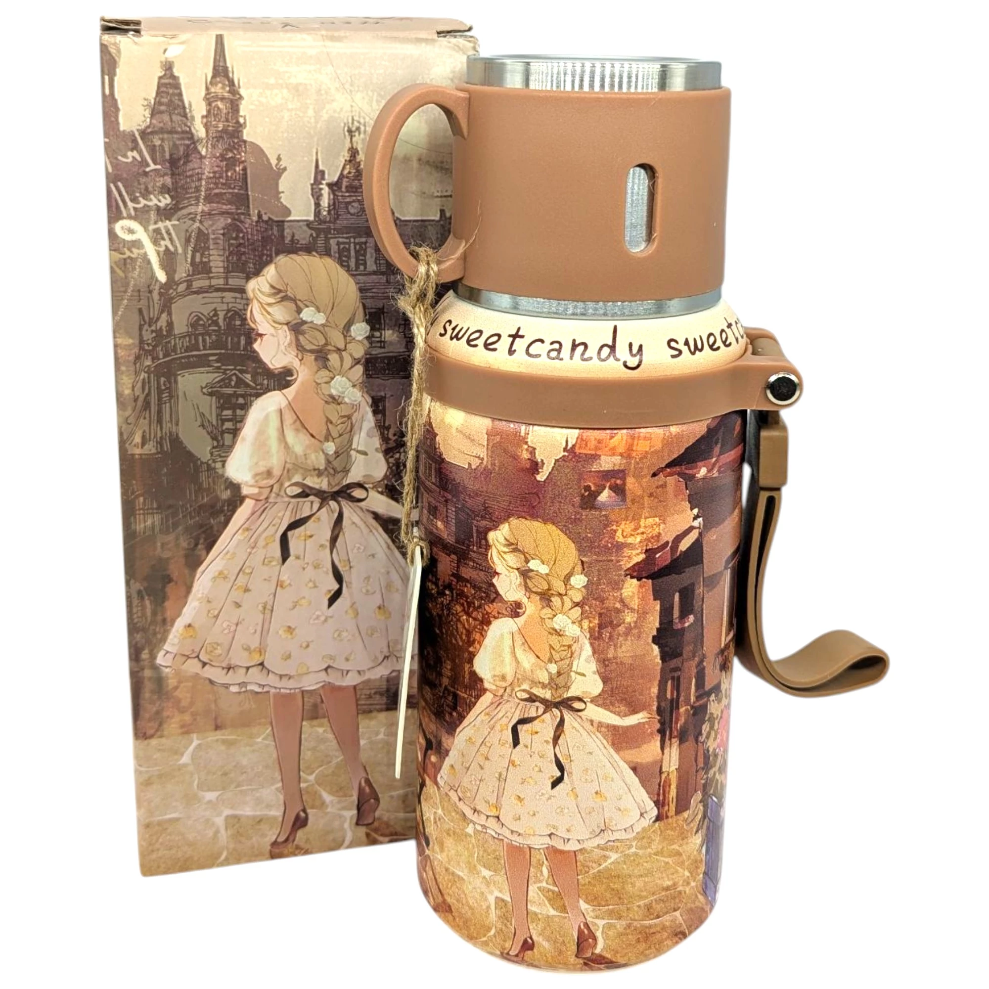 Sweet Candy Arts termosz bögrével 500 ml - Zene