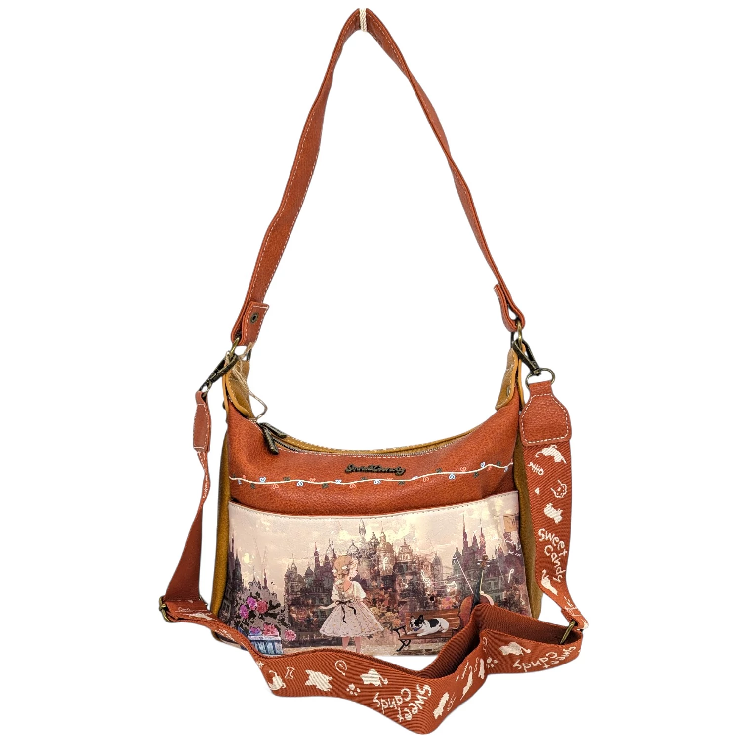 Sweet Candy Arts oldaltáska, válltáska 34 cm - Zene