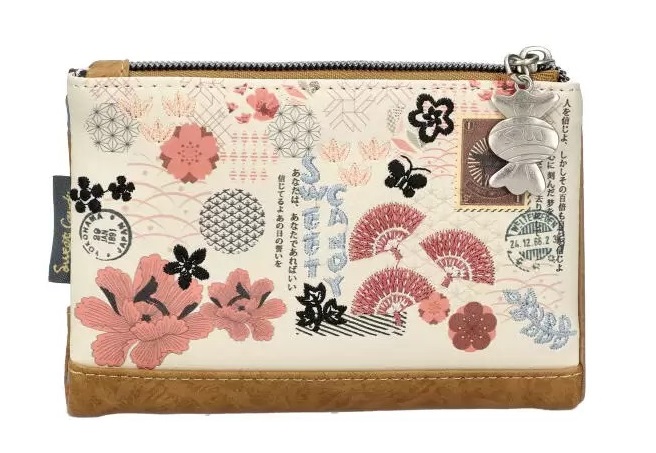 Sweet Candy Japán pénztárca dobozban 14,5 cm - Barna