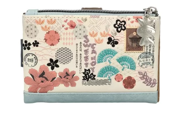 Sweet Candy Japán pénztárca dobozban 14,5 cm - Kék