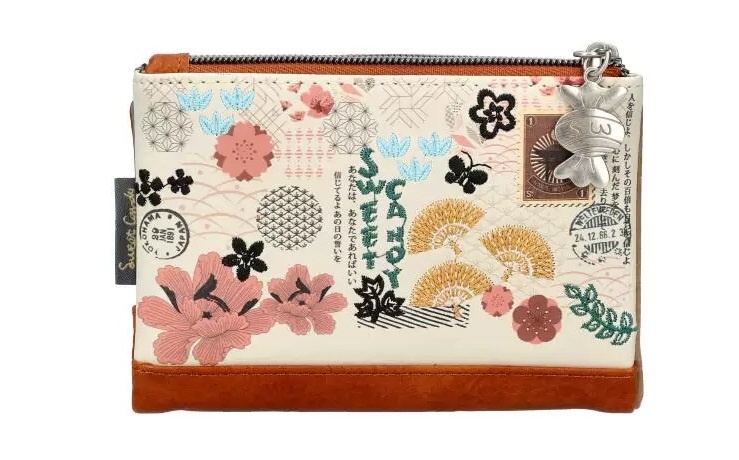 Sweet Candy Japán pénztárca dobozban 14,5 cm - Piros
