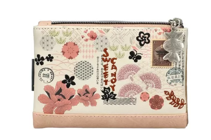 Sweet Candy Japán pénztárca dobozban 14,5 cm - Rózsaszín