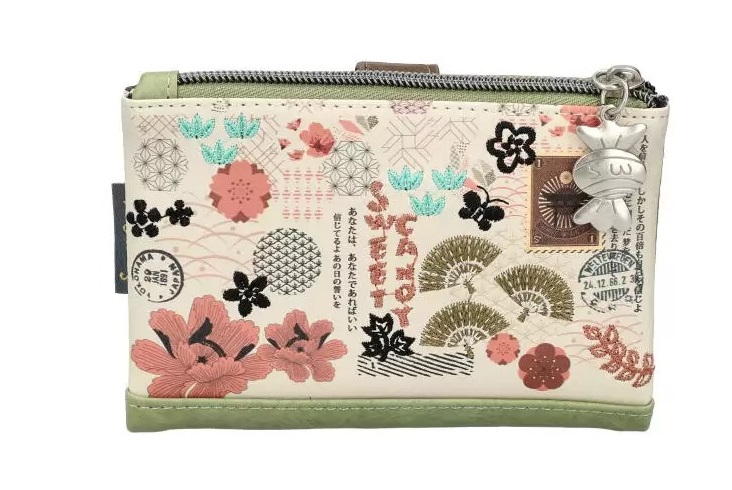 Sweet Candy Japán pénztárca dobozban 14,5 cm - Zöld